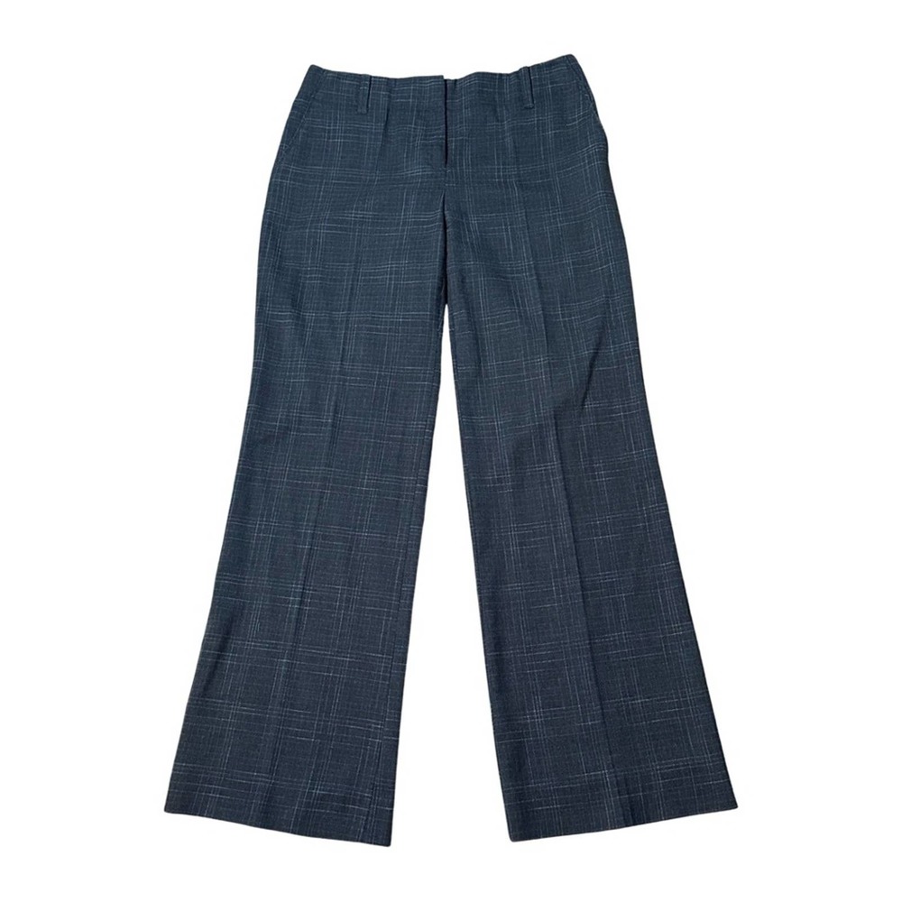 New York & Company Gray Plaid Dress Pants, Tall